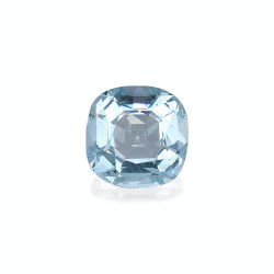 CUSHION-cut Aquamarine Sky...