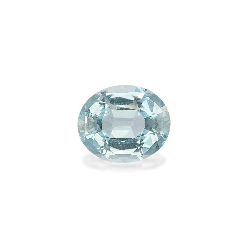 OVAL-cut Aquamarine Baby Blue 4.75 carats