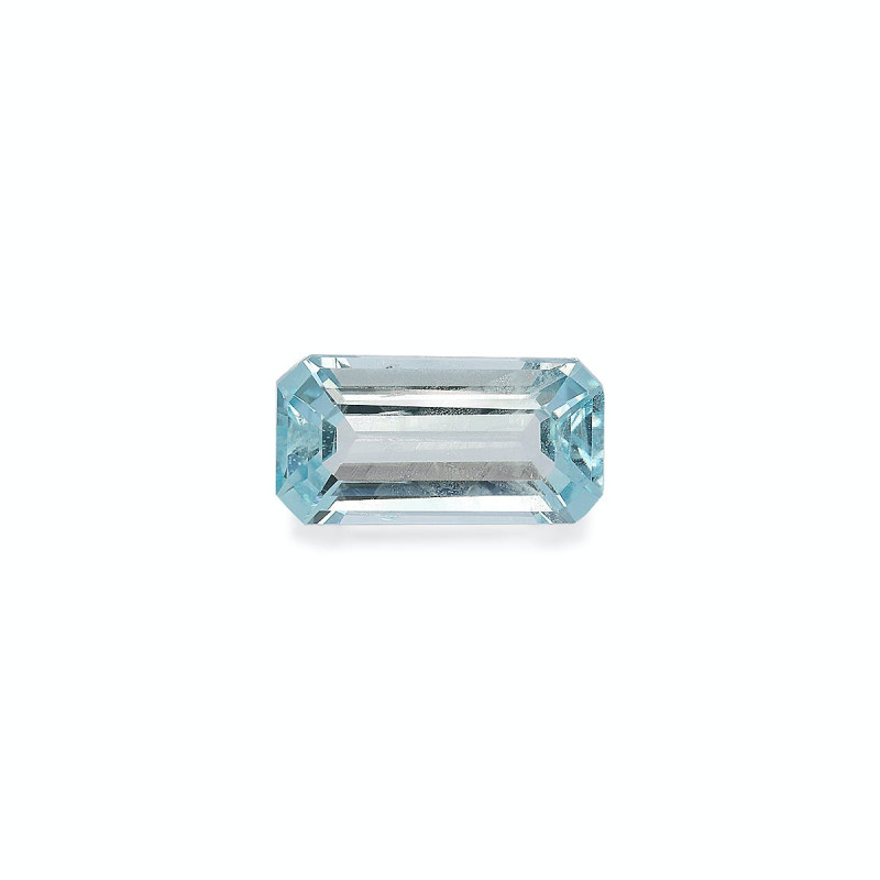 Aguamarina taille RECTANGULARE Baby Blue 4.08 carats