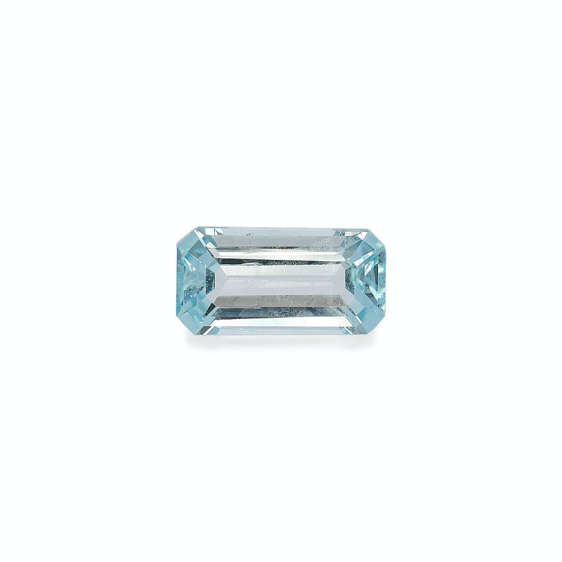 RECTANGULAR-cut Aquamarine Baby Blue 4.08 carats