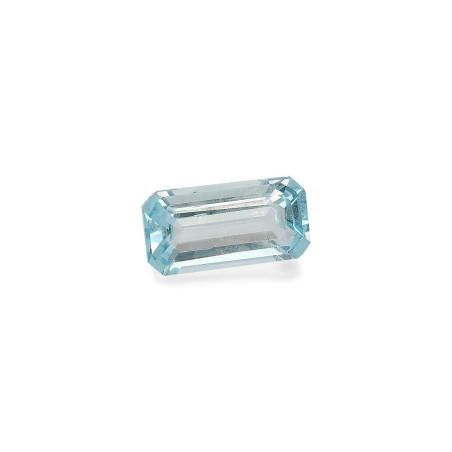 Aguamarina taille RECTANGULARE Baby Blue 4.08 carats