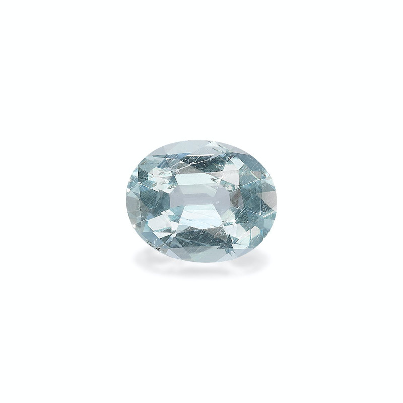 Aquamarin lengte OVAL Baby blau 3.61 karaten