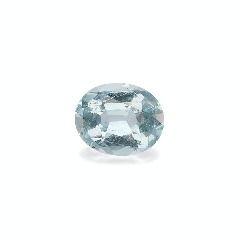 OVAL-cut Aquamarine Baby Blue 3.61 carats