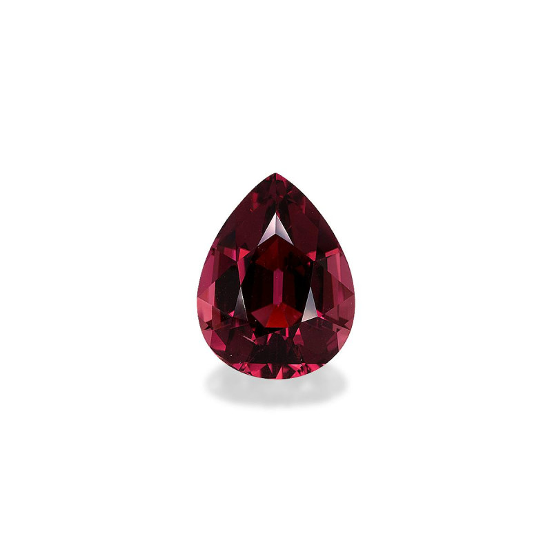 Pear-cut Pink Tourmaline Rosewood Pink 9.28 carats