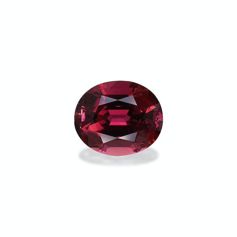 OVAL-cut Pink Tourmaline Rosewood Pink 6.32 carats