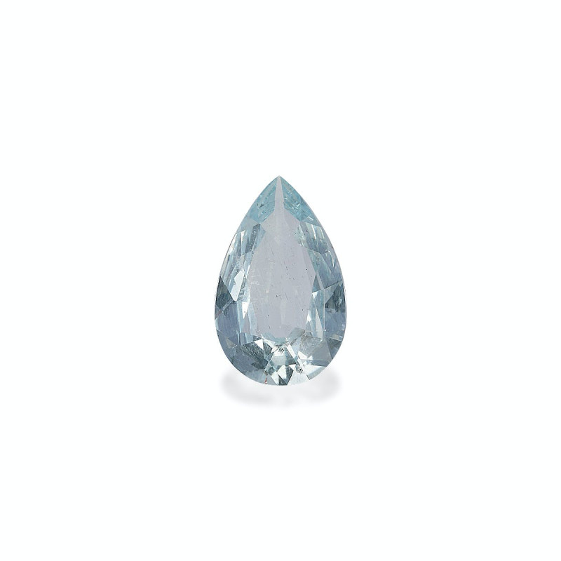 Aquamarin lengte Birne Baby blau 3.50 karaten