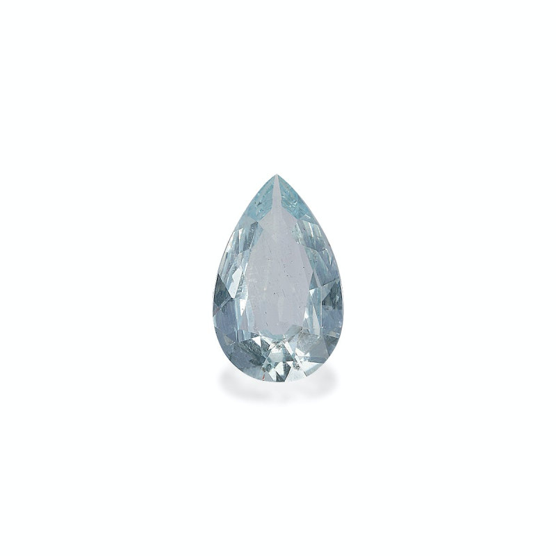 Pear-cut Aquamarine Baby Blue 3.50 carats