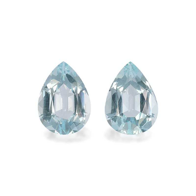 Aguamarina taille Poire Baby Blue 6.63 carats