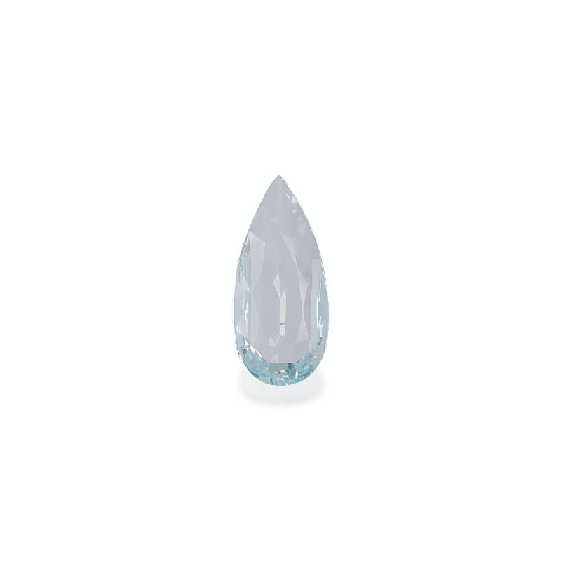 Pear-cut Aquamarine Baby Blue 2.45 carats