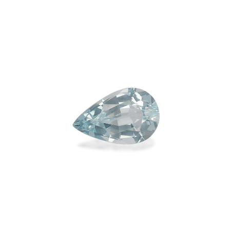 Aguamarina taille Poire Bleu Ciel 4.39 carats