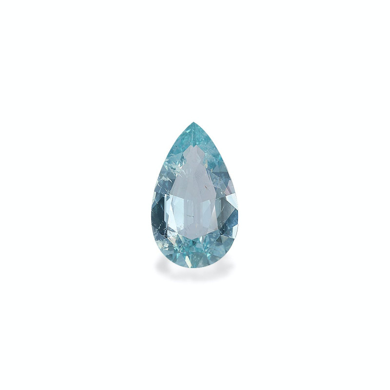 Pear-cut Aquamarine Arctic Blue 3.29 carats