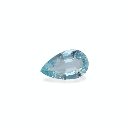 海蓝宝 taille 梨子 北极蓝 3.29 carats