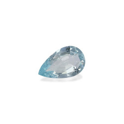 Hemelblauwe peervormige Aquamarijn van 3,94 karaat