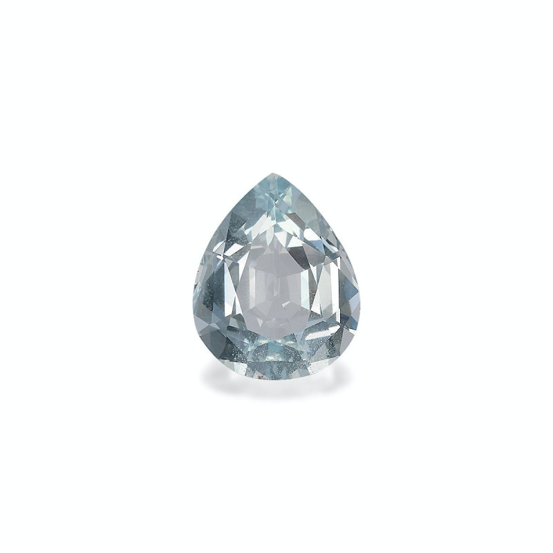 Pear-cut Aquamarine Baby Blue 3.40 carats