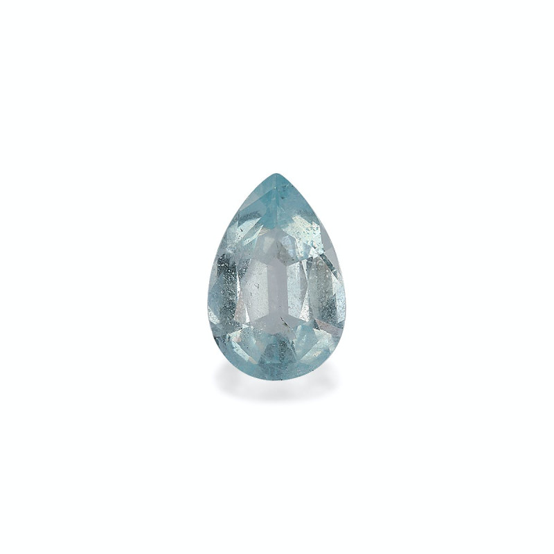 Pear-cut Aquamarine Baby Blue 2.51 carats