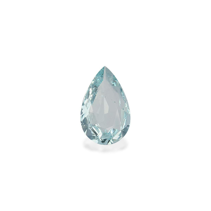 Aguamarina taille Poire Bleu Ciel 3.14 carats