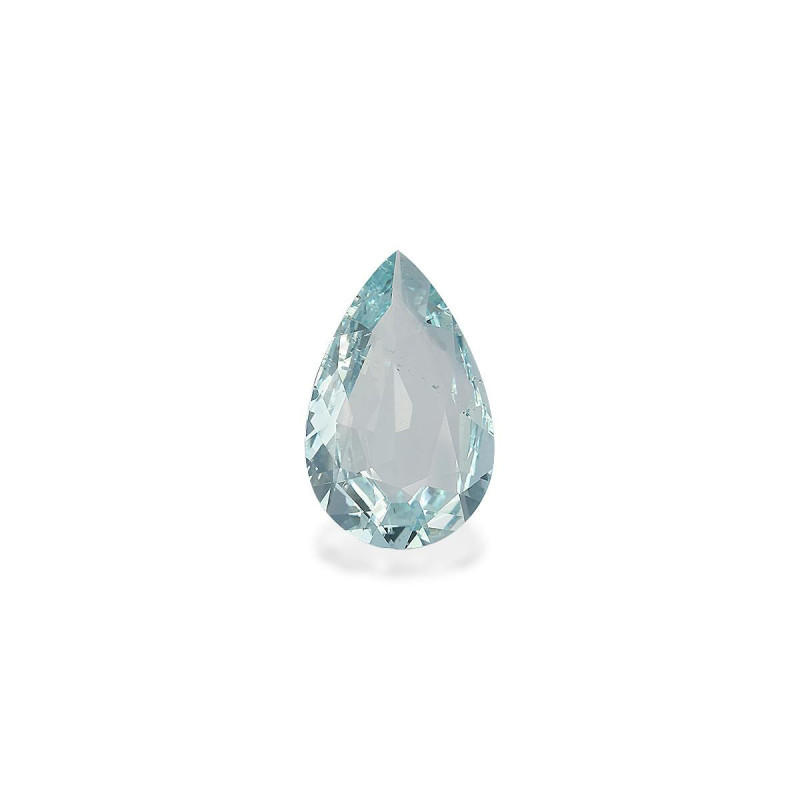 Pear-cut Aquamarine Sky Blue 3.14 carats