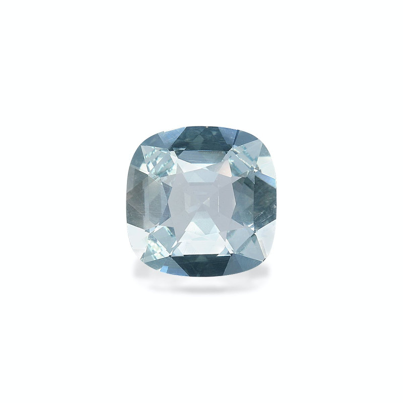 CUSHION-cut Aquamarine Sky Blue 3.79 carats