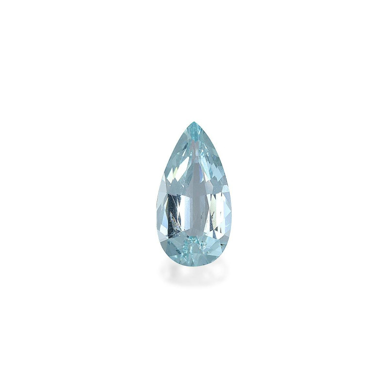 Pear-cut Aquamarine Sky Blue 3.29 carats