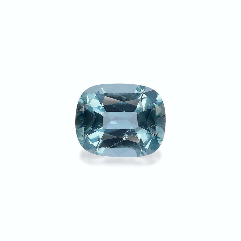 CUSHION-cut Aquamarine Baby Blue 2.67 carats