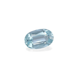 Ovaal geslepen Baby Blauwe Aquamarijn van 9,80 karaat