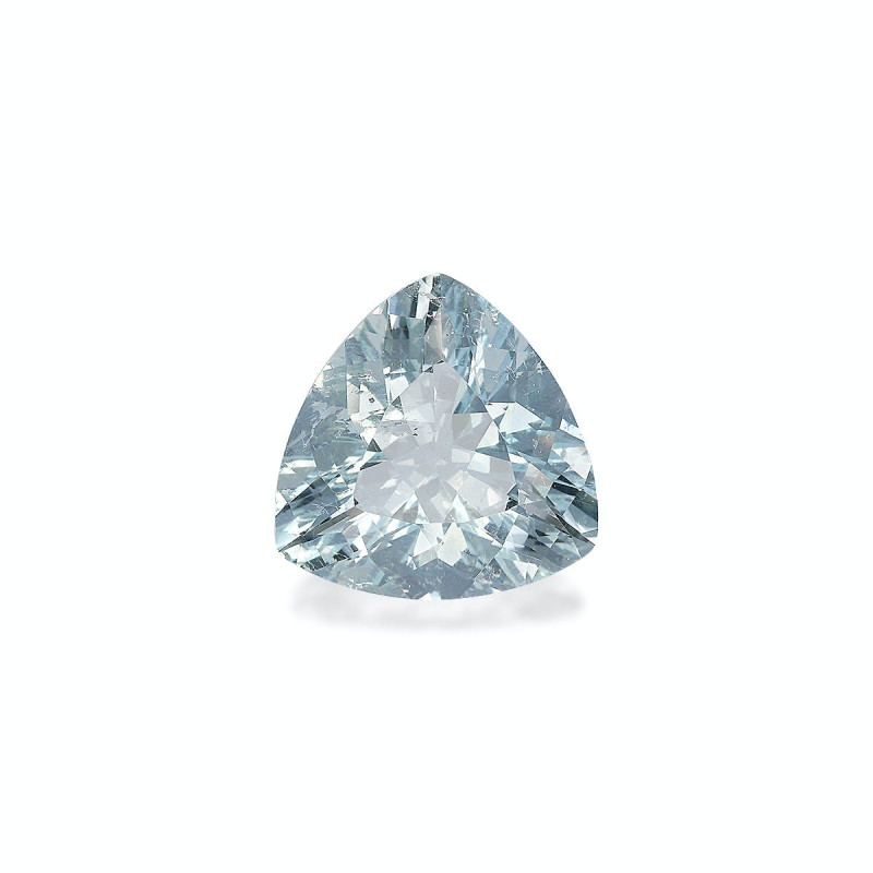 Aguamarina taille Trilliant Bleu Ciel 13.72 carats