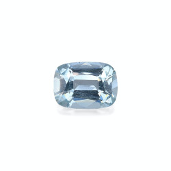 CUSHION-cut Aquamarine Sky...