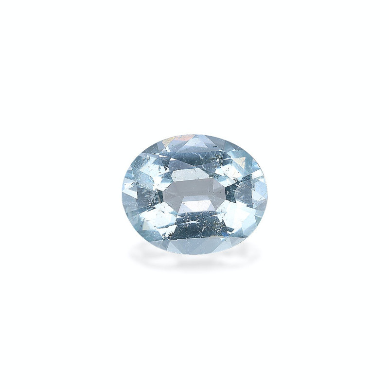 OVAL-cut Aquamarine Baby Blue 3.24 carats