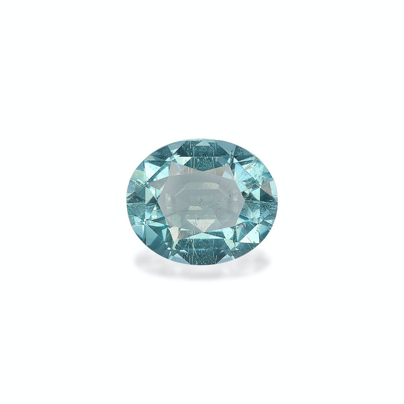 OVAL-cut Aquamarine Teal Blue 3.04 carats