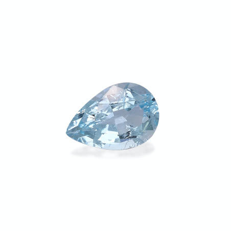 Aquamarin lengte Birne Baby blau 2.71 karaten
