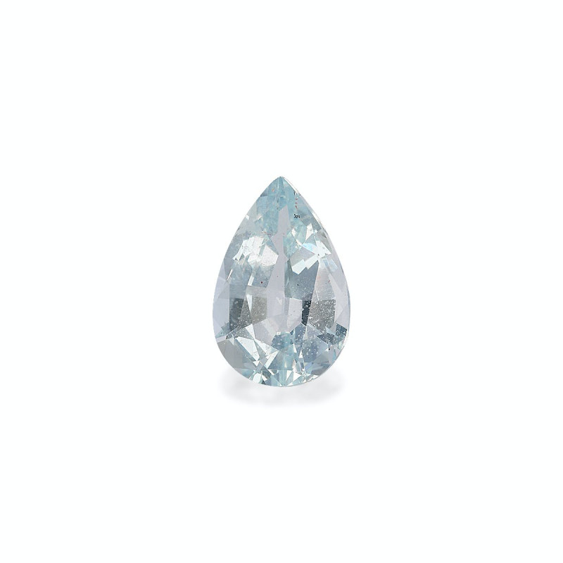Pear-cut Aquamarine Sky Blue 2.00 carats