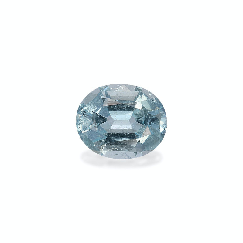 OVAL-cut Aquamarine Baby Blue 3.28 carats
