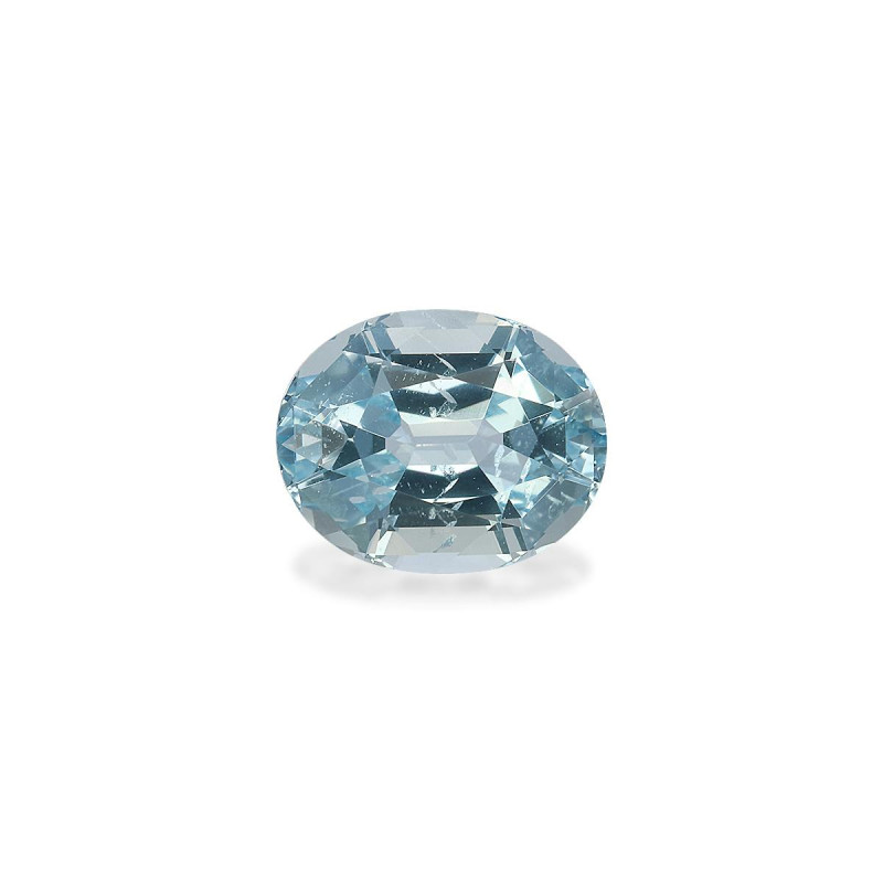 OVAL-cut Aquamarine Baby Blue 2.96 carats