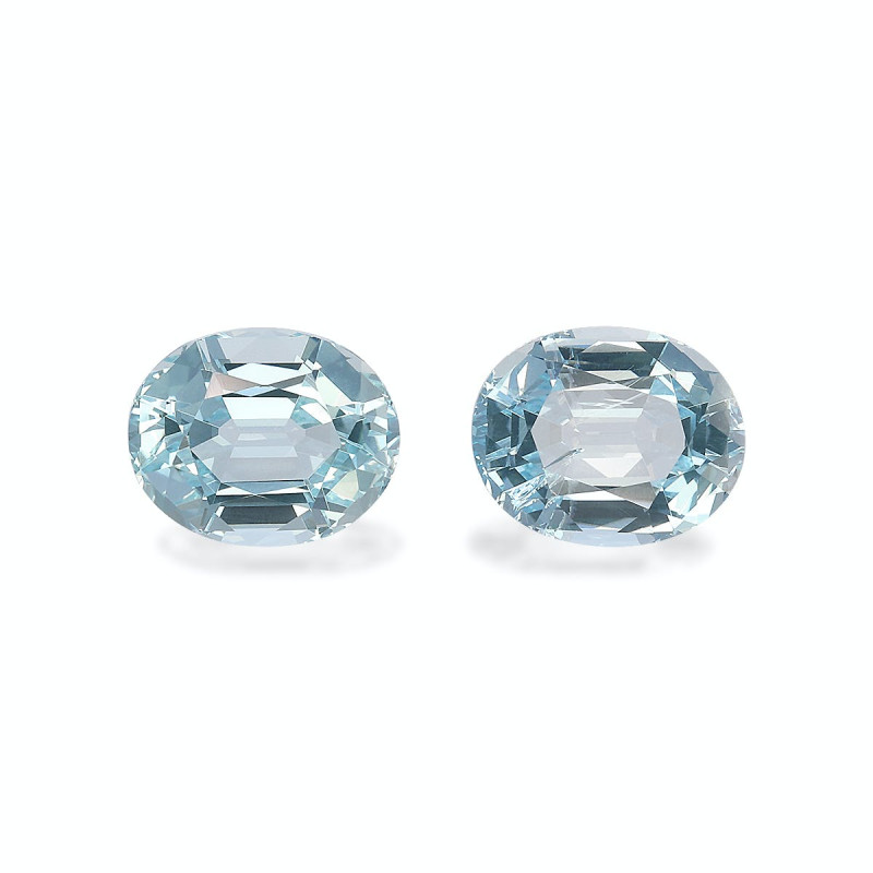 Aquamarin lengte OVAL Baby blau 5.71 karaten