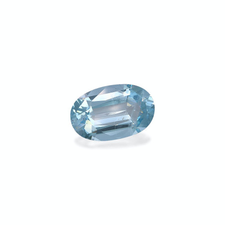 OVAL-cut Aquamarine Baby Blue 12.22 carats