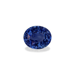 蓝宝石 taille 椭圆形 蓝色 2.54 carats