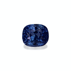 蓝宝石 taille 靠垫 蓝色 3.54 carats