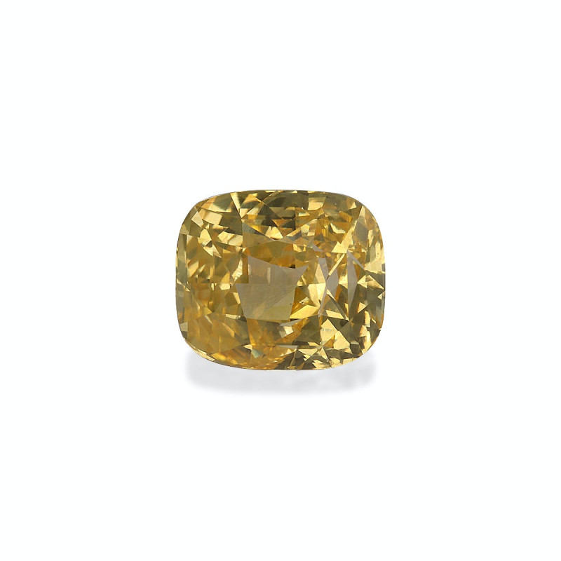 CUSHION-cut Yellow Sapphire Yellow 3.04 carats