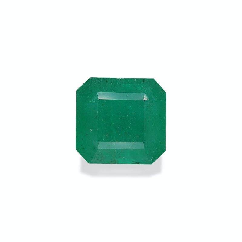 SQUARE-cut Zambian Emerald Green 7.66 carats