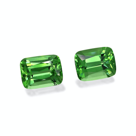 橄榄石 taille 靠垫 绿色 27.26 carats