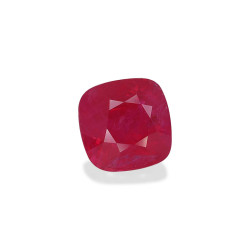 Birmese robijn kussen gesneden Rood 3.07 karaat