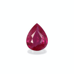 Pear-cut Burma Ruby Pink...