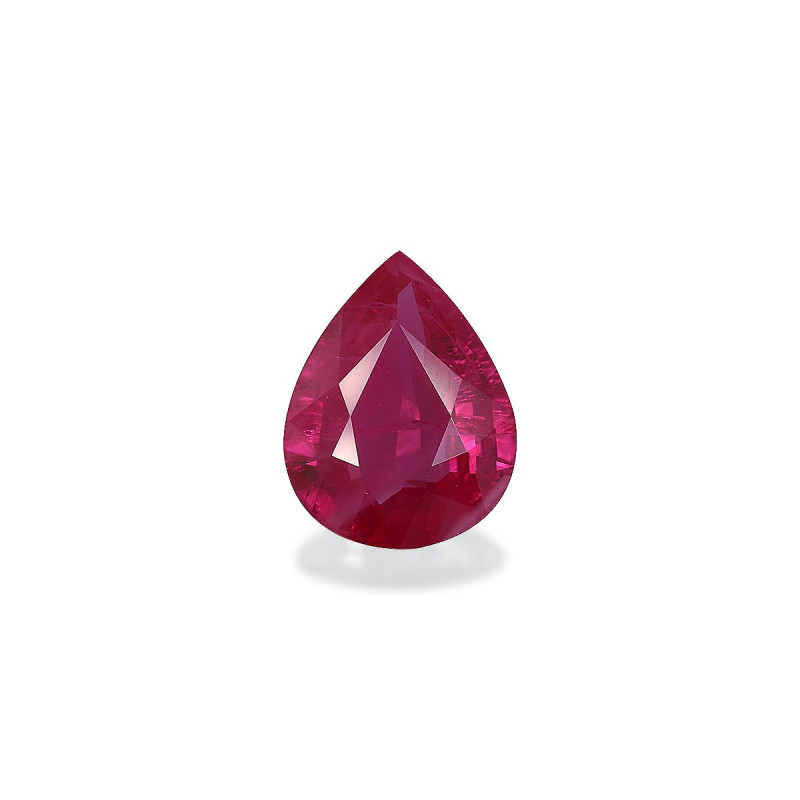 Rubíes de Birmania taille Poire Rosa 3.30 carats