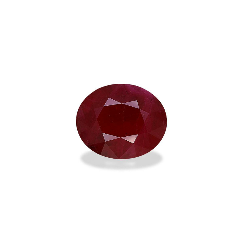 OVAL-cut Burma Ruby Red 3.56 carats