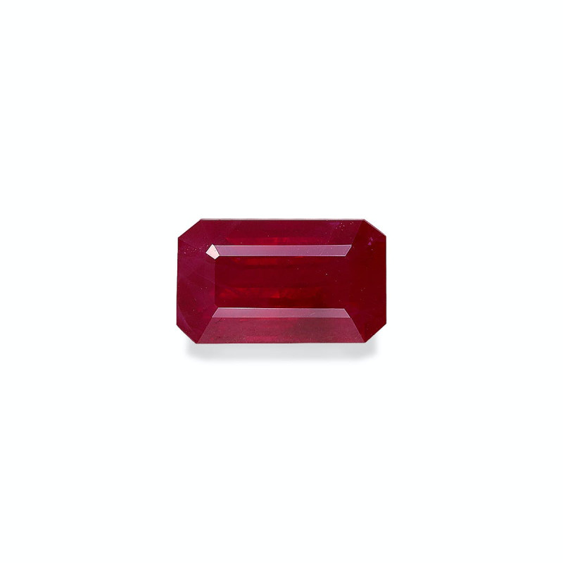 RECTANGULAR-cut Burma Ruby Red 3.07 carats