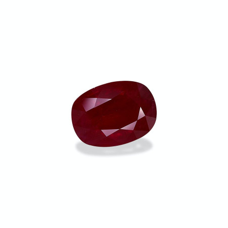 OVAL-cut Burma Ruby Red 3.34 carats