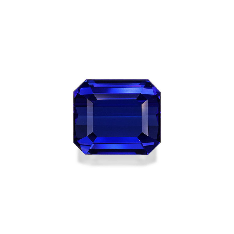 Tanzanite taille RECTANGULARE Bleu 18.38 carats