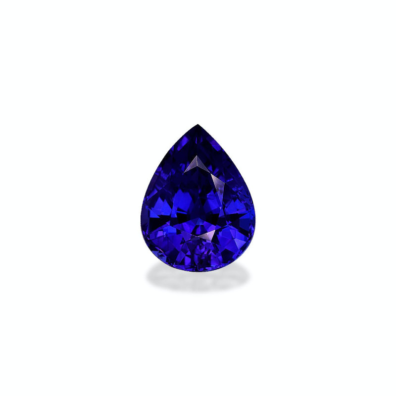 Pear-cut Tanzanite Blue 17.44 carats
