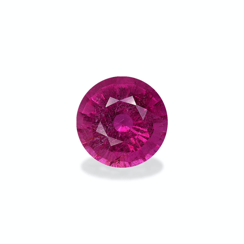 ROUND-cut Cuprian Tourmaline Pink 5.80 carats