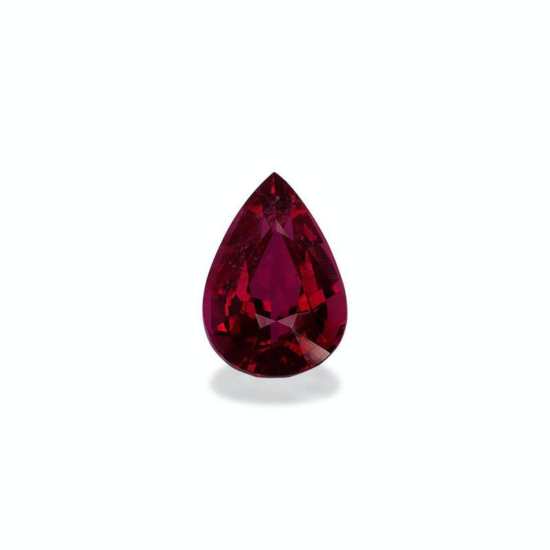Rubellite taille Poire Rouge 8.33 carats